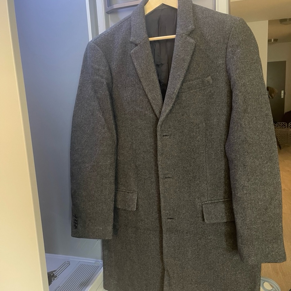 Club Monaco Wool Twill Topcoat